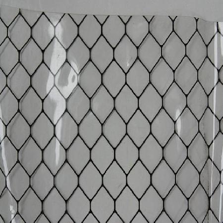 防静电透明网格帘-防静电PVC网格帘